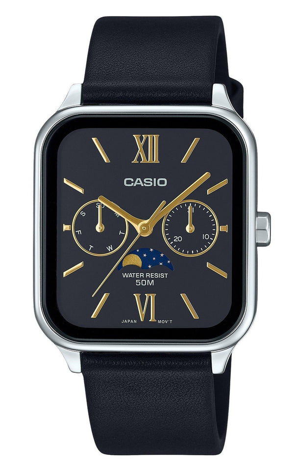 Casio Standard Analog Leather Strap Black Dial Quartz MTP-M305L-1A2V Men's Watch