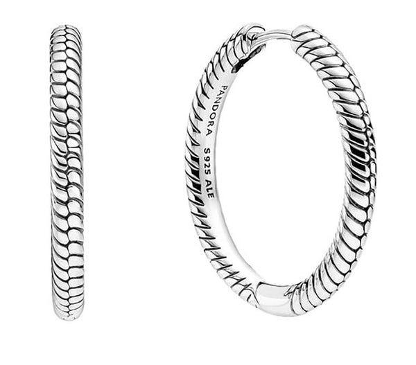 Pandora Moments Charm Hoop Earrings 299532C00 For Women