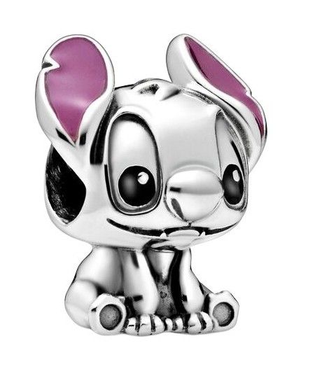 Pandora Disney Lilo And Stitch Silver Charm With Black And Purple Enamel 798844C01 For Women