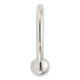 Sterling Silver 1 Screw-off Ball Key Chain