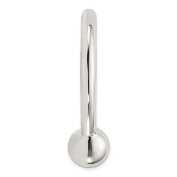 Sterling Silver 1 Screw-off Ball Key Chain