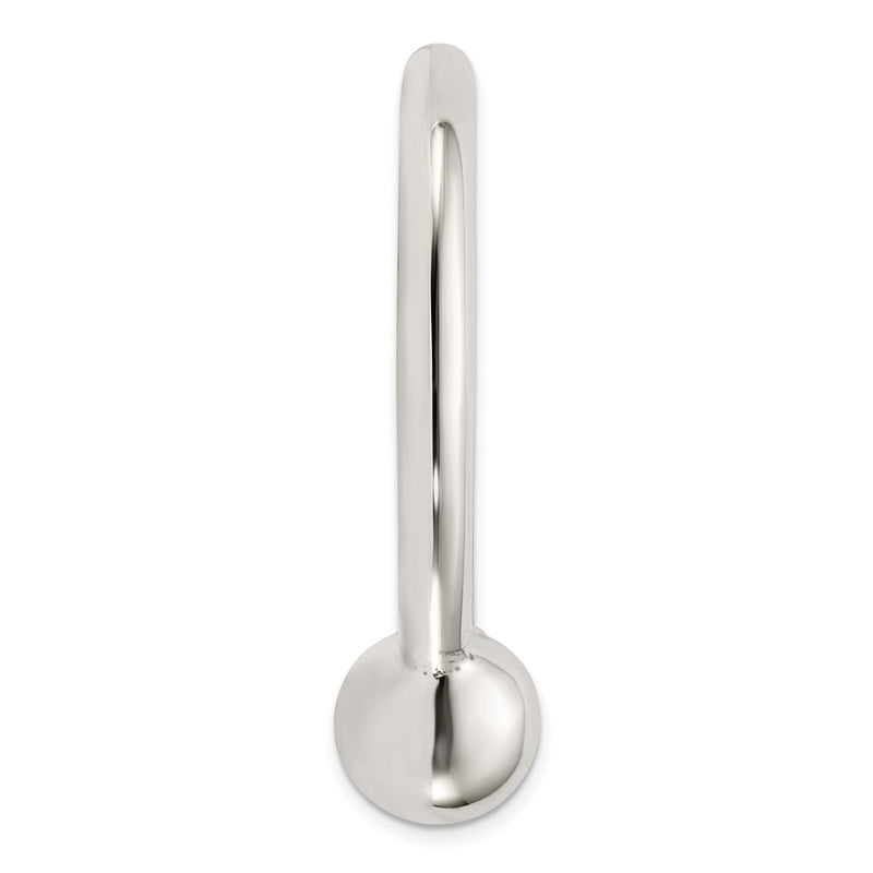Sterling Silver 1 Screw-off Ball Key Chain
