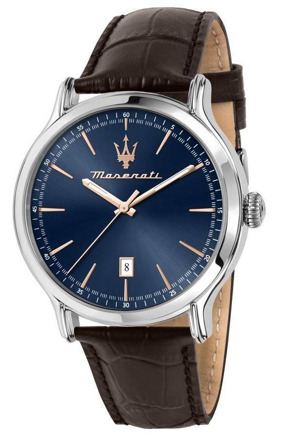 Maserati Epoca Blue Sunray Dial Quartz R8851118016 100M Men's Watch