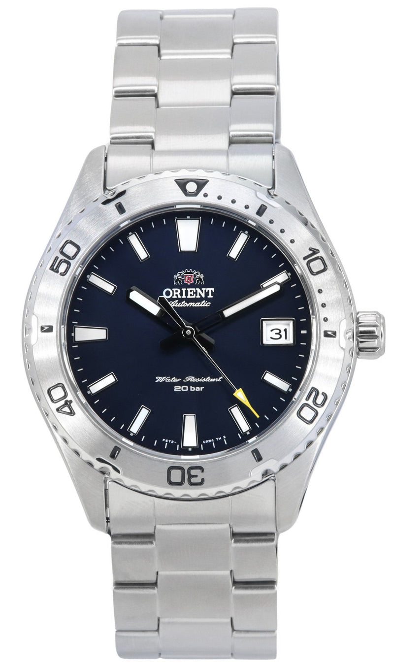 Orient Sports Mako Stainless Steel Blue Dial Automatic Diver's RA-AC0Q02L10B RA-AC0Q02L30B 200M Men's Watch