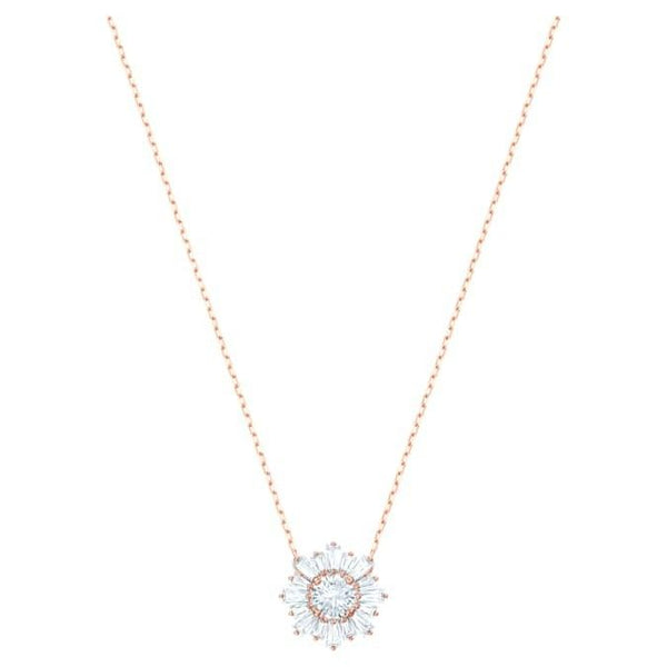 Swarovski Idyllia Rose Gold Tone Plated And Zirconia Pendant 5451376 For Women