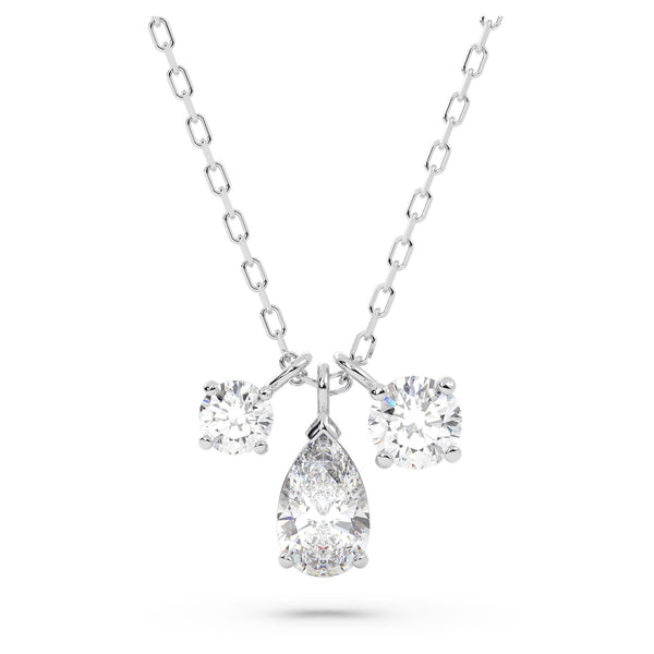 Swarovski Mesmera Rhodium Plated And Zirconia Pendant 5571077 For Women