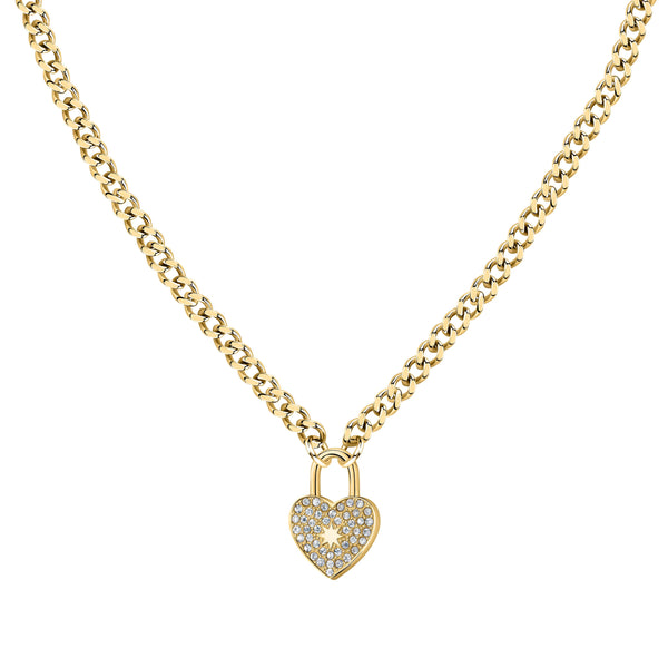 Morellato Abbraccio Gold Tone Stainless Steel Necklace SABG25 For Women