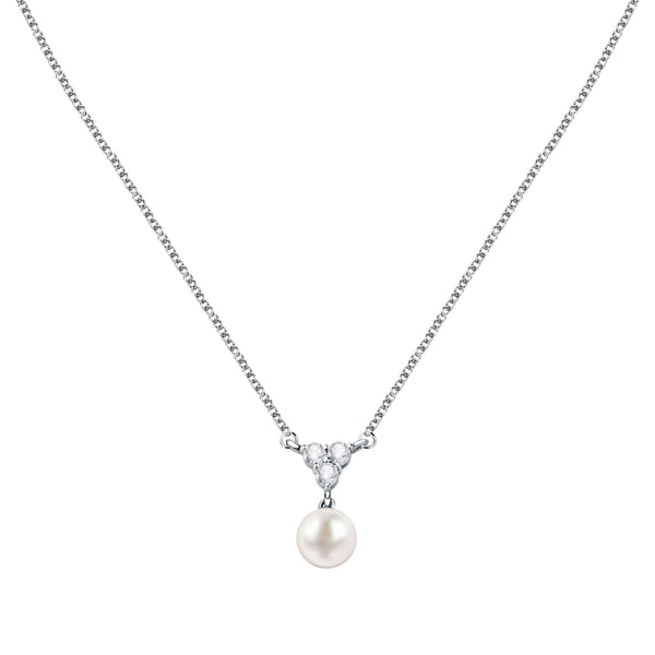 Morellato Perla 925% Silver Necklace SAER50 For Women