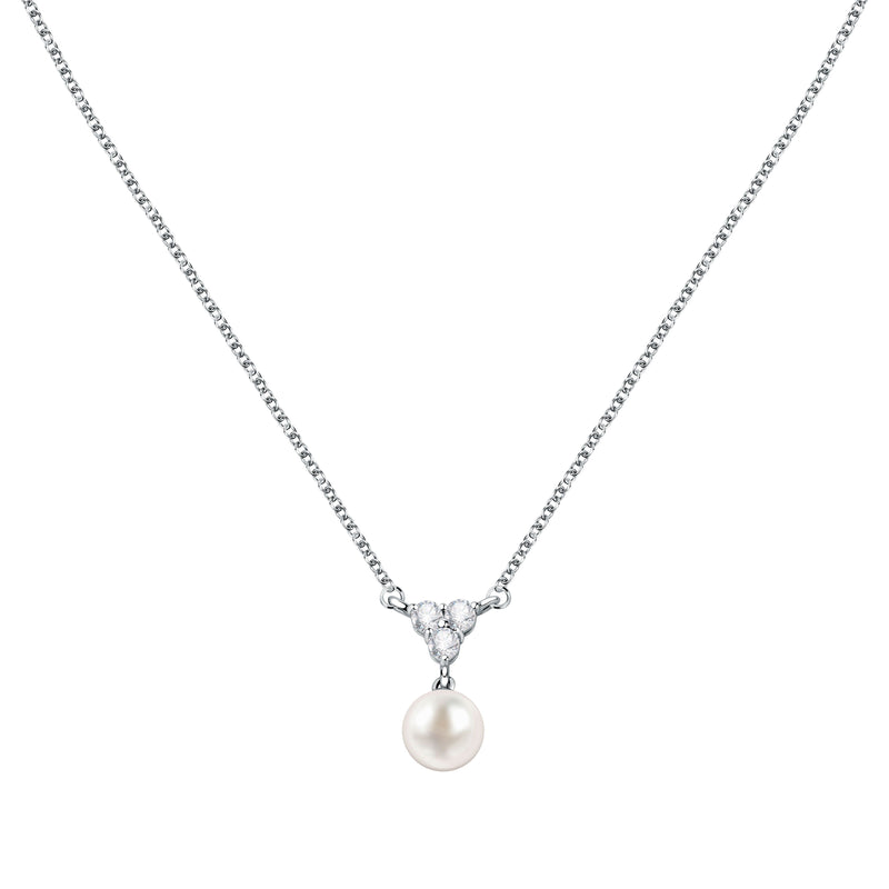 Morellato Perla 925% Silver Necklace SAER50 For Women
