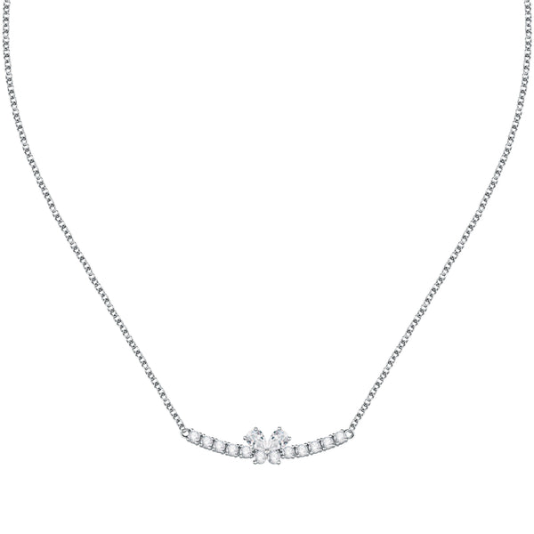 Morellato Scintille Brass And Ninfea Plating Necklace SAQF06 For Women