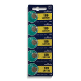 Pkg/5 Type LR1130 MuRata Alkaline Battery Tear Strip