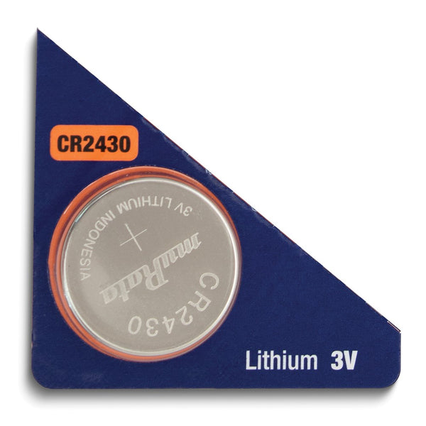 Pkg/5 Type 2430 MuRata Lithium Battery Tear Strip