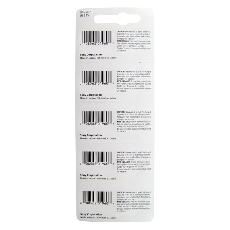 Pkg/5 Type 377 MuRata Watch Battery Tear Strip