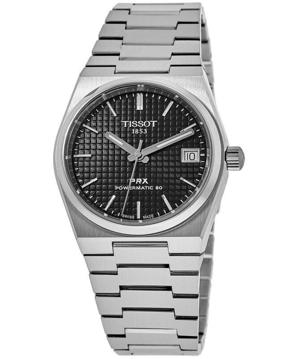 Tissot PRX T-Classic Powermatic 80 Black Dial Automatic T137.207.11.051.00 100M Unisex Watch