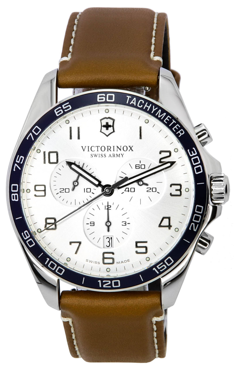 Victorinox FieldForce Classic Chronograph Silver Dial Quartz 241900 100M Men's Watch