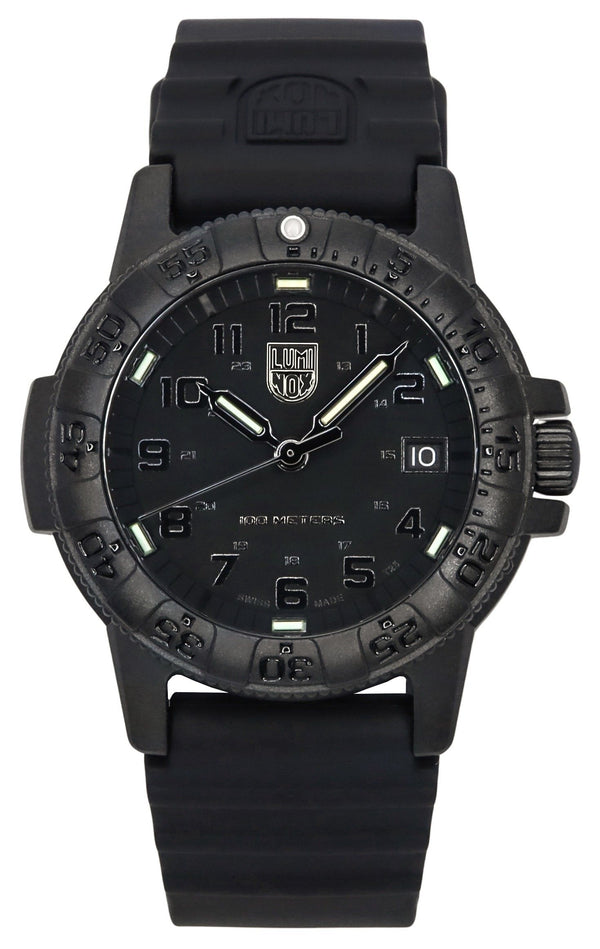 Luminox Leatherback SEA Turtle Silicone Strap Black Dial Swiss Quartz XS.0301.BO.L 100M Men's Watch