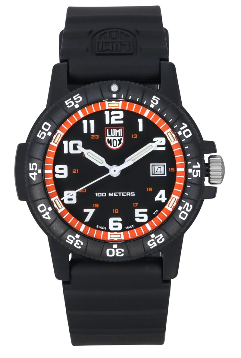 Luminox Leatherback SEA Turtle Giant Polyurethane Strap Black Dial Quartz XS.0329.1 100M Men's Watch