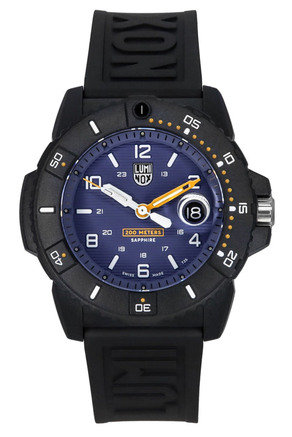 Luminox Navy Seal Foundation Rubber Strap Blue Dial Quartz Diver's XS.3602.NSF 200M Men's Watch