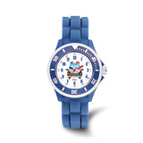 Colori Kids 30mm Police Car Dial with Blue Silicone Band Watch