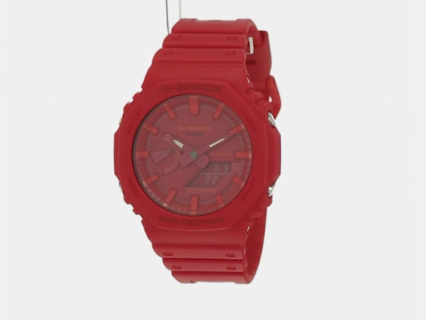 Casio G-Shock Carbon Core Guard Resin Strap Analog Digital GA-2100-4A GA2100-4 200M Men's Watch
