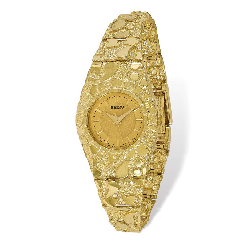 10k Champagne 22mm Dial Nugget Watch