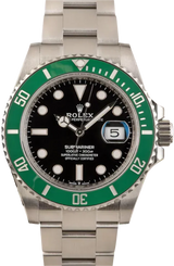 Pre Owned Men's Rolex Submariner Kermit Green Dial 126610LV Black Insert (PAPERS 1/2021)