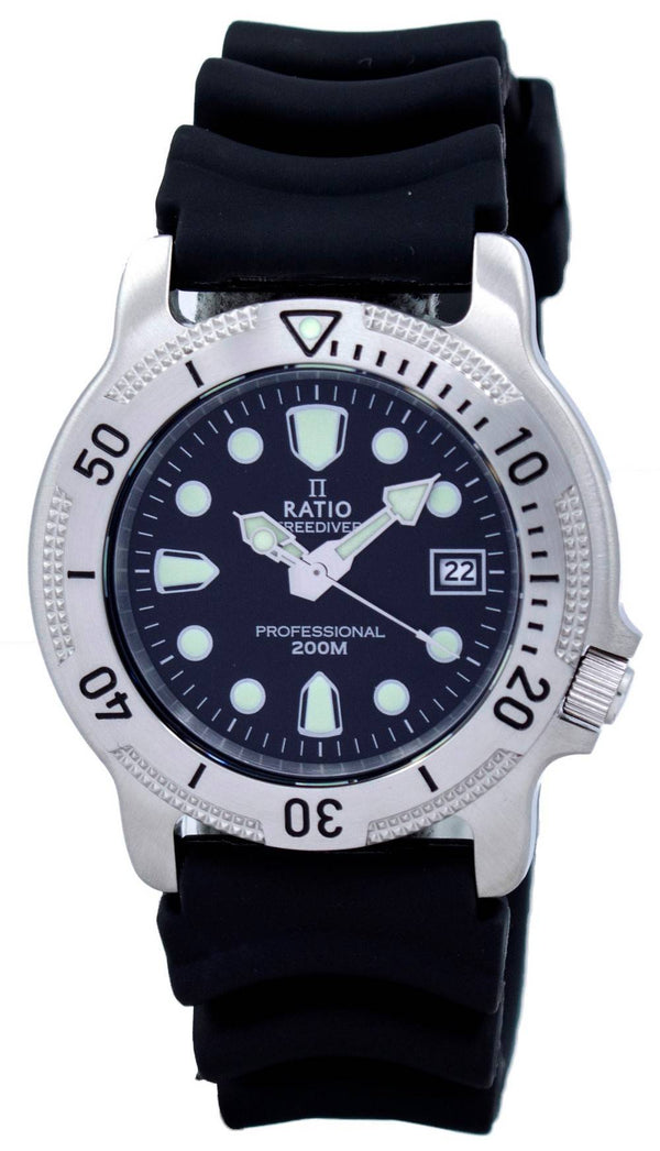 Ratio FreeDiver Professional 200M Sapphire Quartz 22AD202 Men's Watch