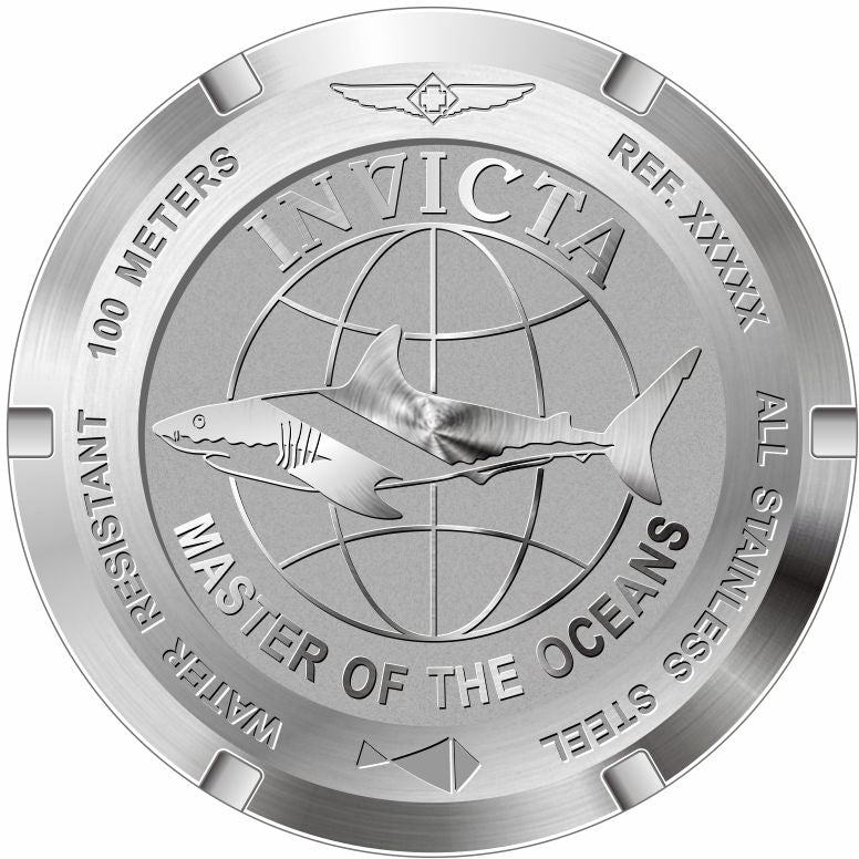 Invicta Pro Diver Master Of The Oceans Blue Dial Quartz 35597 100M Men's Watch