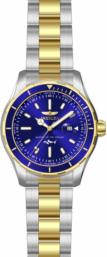 Invicta Pro Diver Master Of The Oceans Blue Dial Quartz 35597 100M Men's Watch