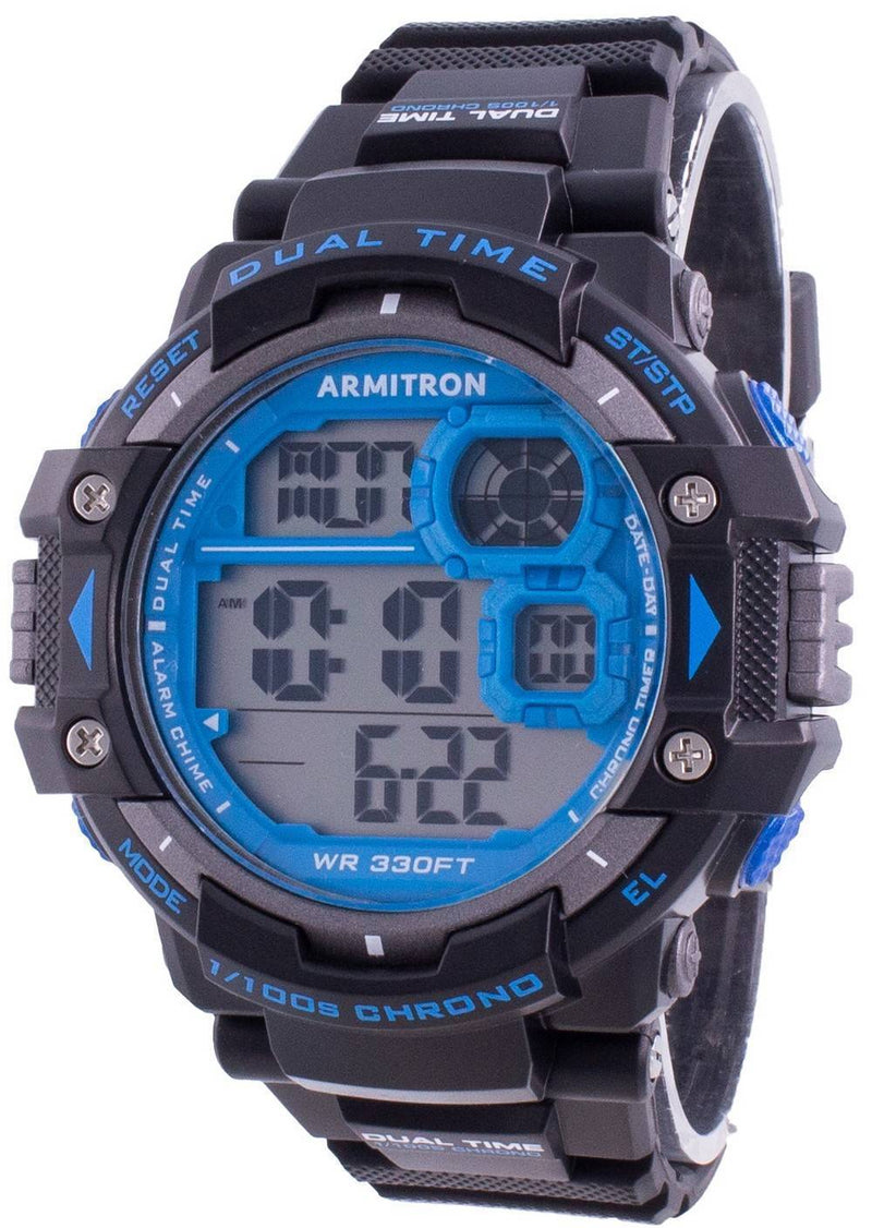 Armitron Sport 408309BLU Quartz Dual Time Men's Watch