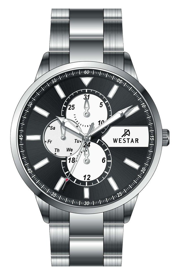 Westar Profile Stainless Steel Multifunction Dial Quartz 50239STN103 Men's Watch