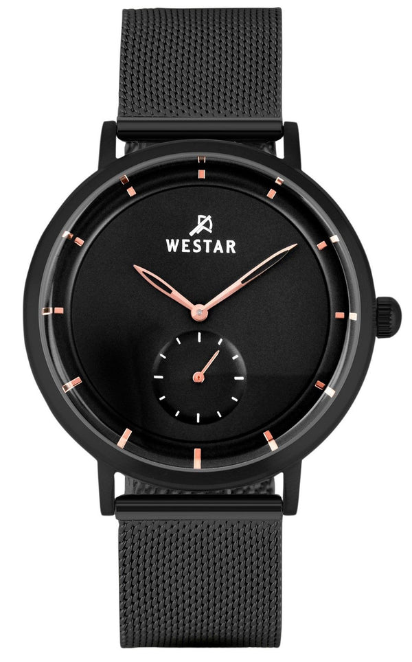 Westar Profile Stainless Steel Black Dial Quartz 50247BBN603 Men's Watch