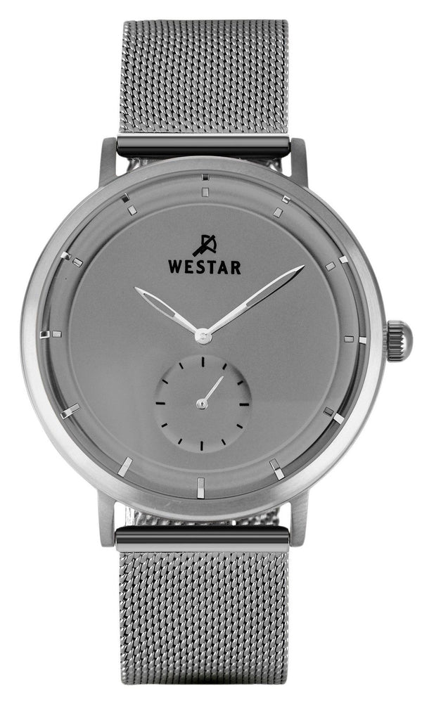 Westar Profile Stainless Steel Grey Dial Quartz 50247STN106 Men's Watch