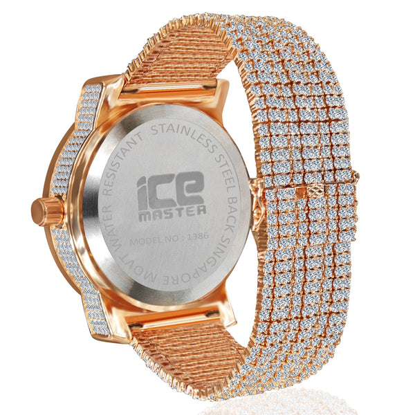 CZ WATCH BAND WITH FULLY ICED OUT DIAL-5110275