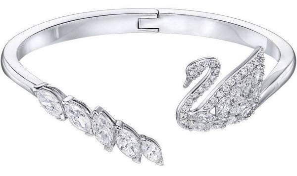 Swarovski 5258396 Swan Lake White Rhodium Plated Women's Bracelet