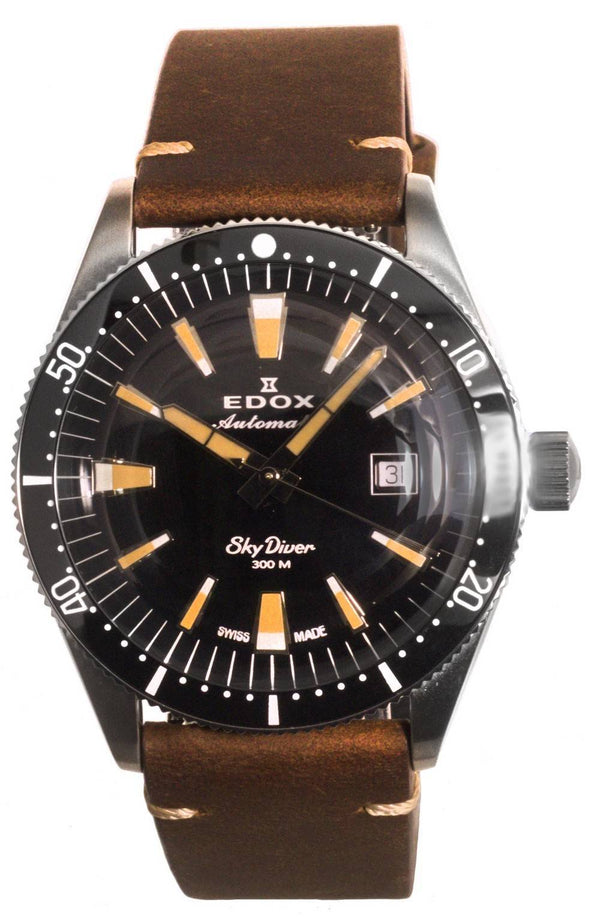 Edox Skydiver Military Limited Edition Automatic Diver's 801263NNINB 80126 3N NINB 300M Men's Watch