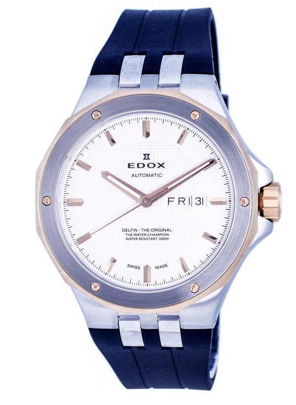 Edox Delfin Diver's Silver Dial Automatic 88005357RCAAIR 88005 357RCA AIR 200M Men's Watch