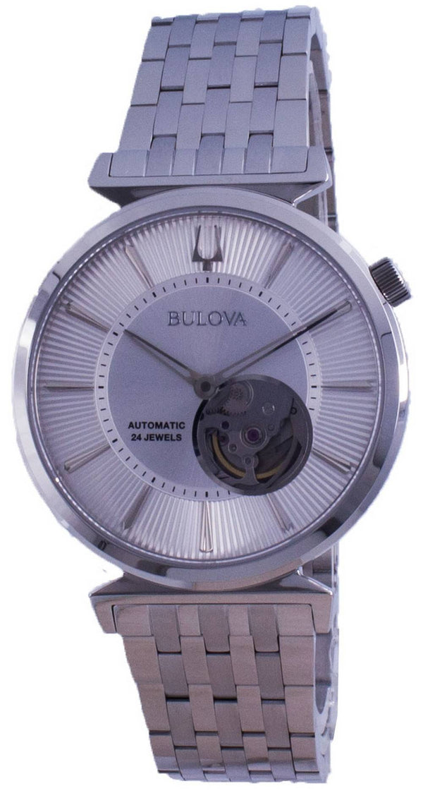 Bulova Classic Regatta Open Heart Dial Automatic 96A235 Men's Watch