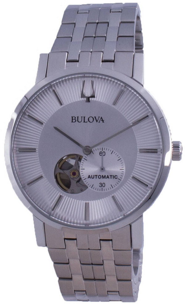 Bulova Clipper Open Heart Dial Automatic 96A238 Men's Watch
