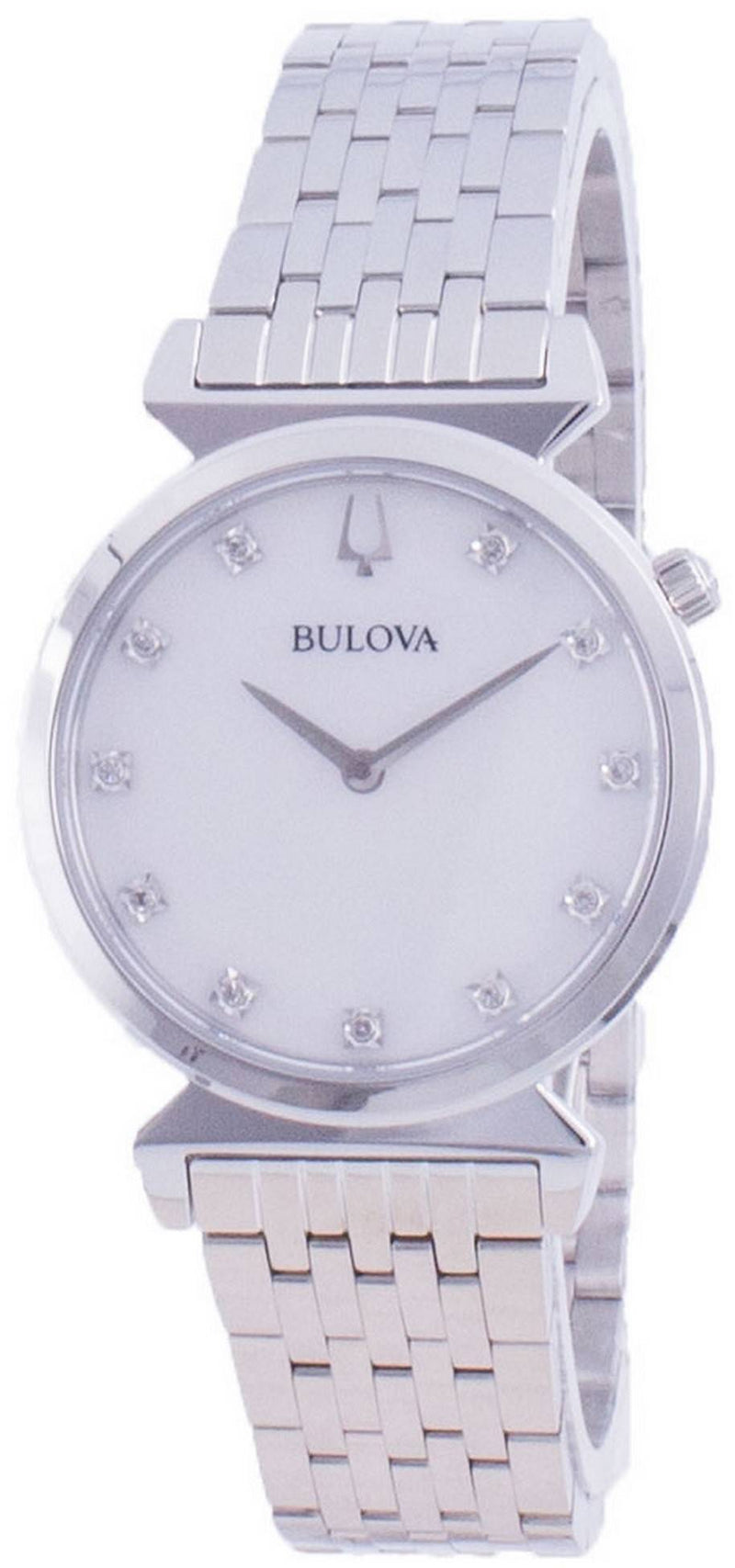 Bulova Classic Diamond Accents Quartz 96P216 Women's Watch