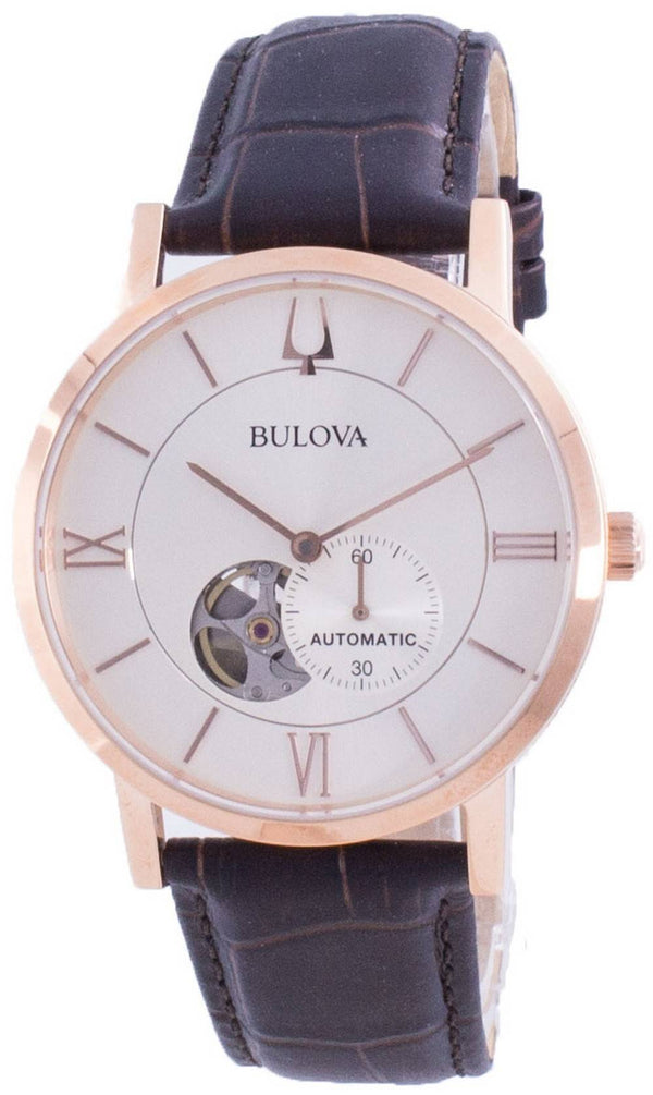 Bulova American Clipper Silver Dial Automatic 97A150 Men's Watch