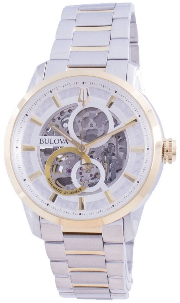 Bulova Sutton Skeleton Dial Automatic 98A214 Men's Watch