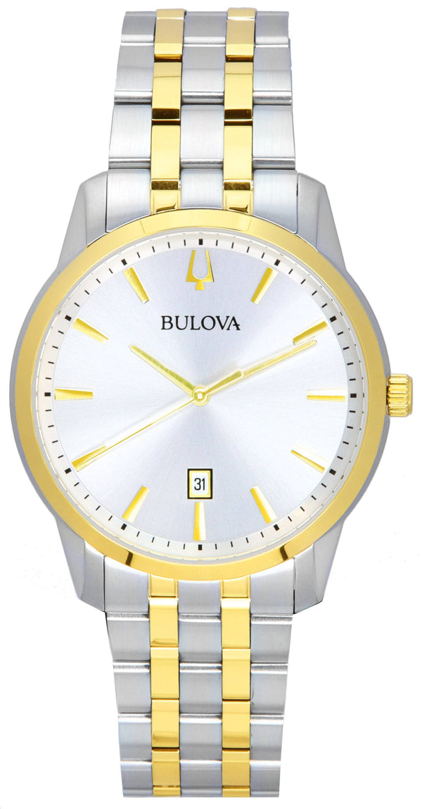 Bulova Sutton Classic Silver Dial Quartz 98B385 Men's Watch