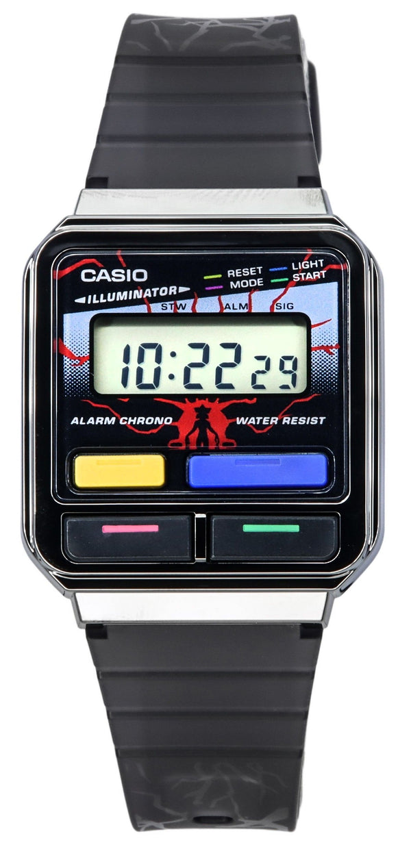 Casio Vintage Stranger Things Collaboration Digital Resin Strap Quartz A120WEST-1A Unisex Watch