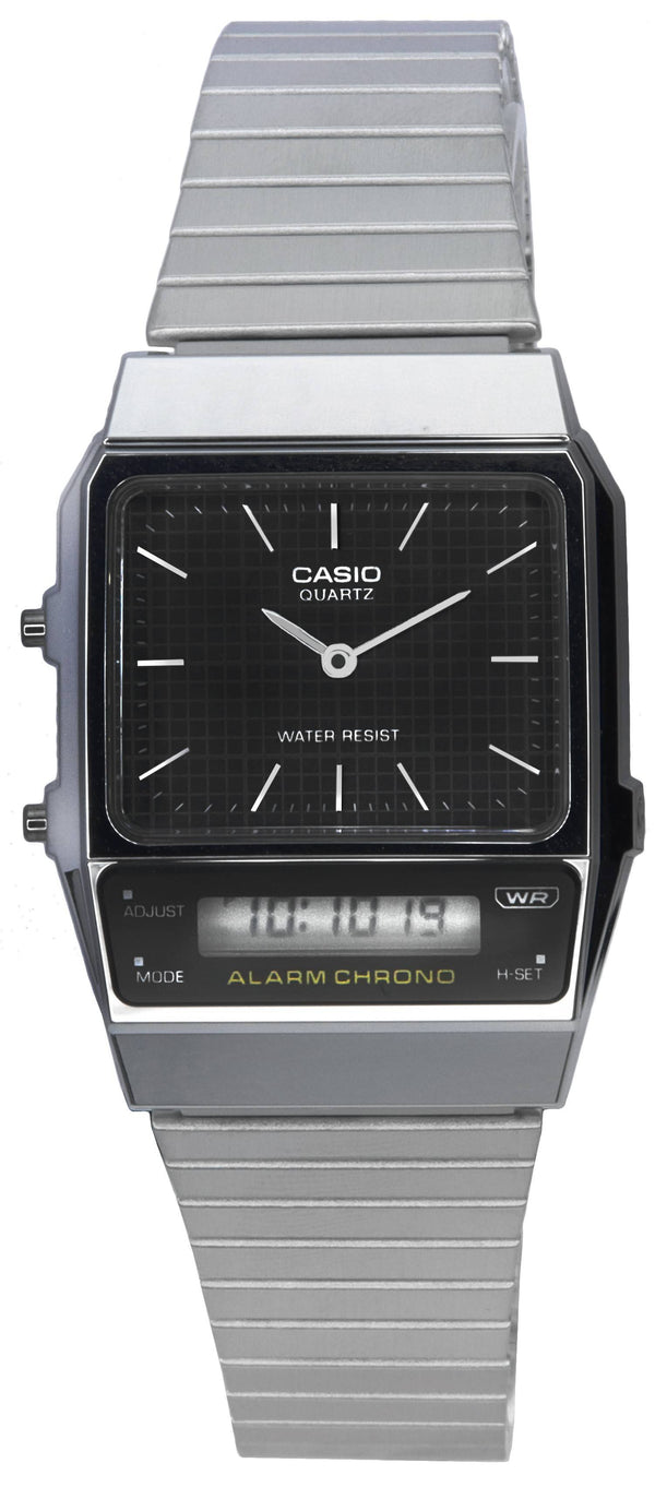 Casio Vintage Analog Digital Black Dial Quartz AQ-800E-1A AQ800E-1 Unisex Watch