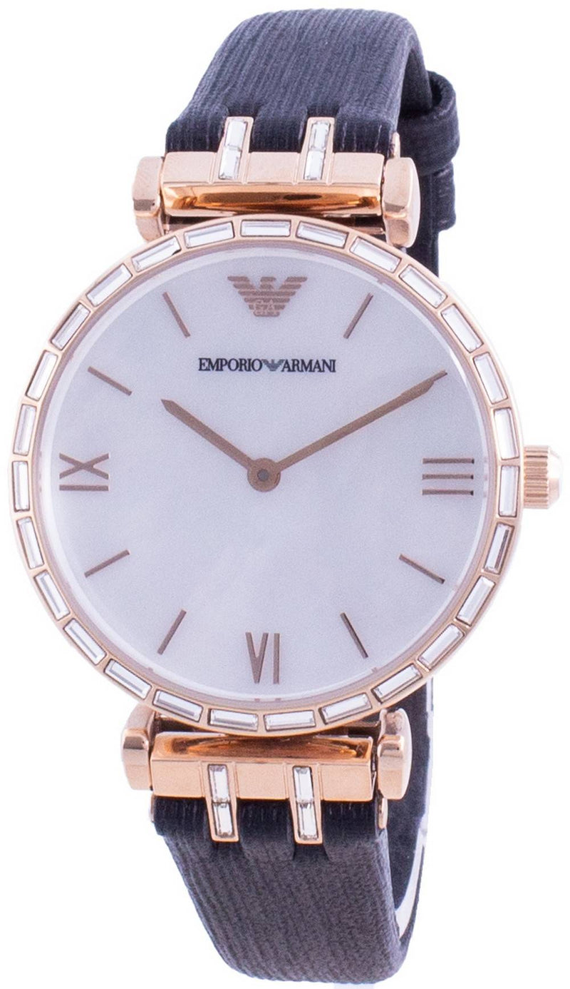 Emporio Armani Gianni T-Bar Mother Of Pearl Dial Quartz AR11295 Women's Watch