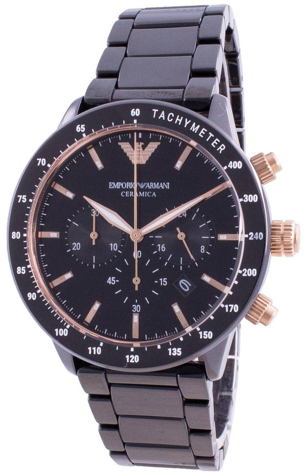 Emporio Armani Ceramica Mario Chronograph Quartz AR70002 Men's Watch
