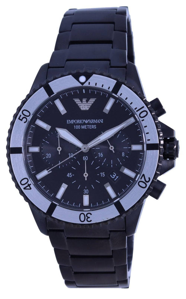 Emporio Armani Diver Chronograph Quartz AR80050 100M Men's Watch