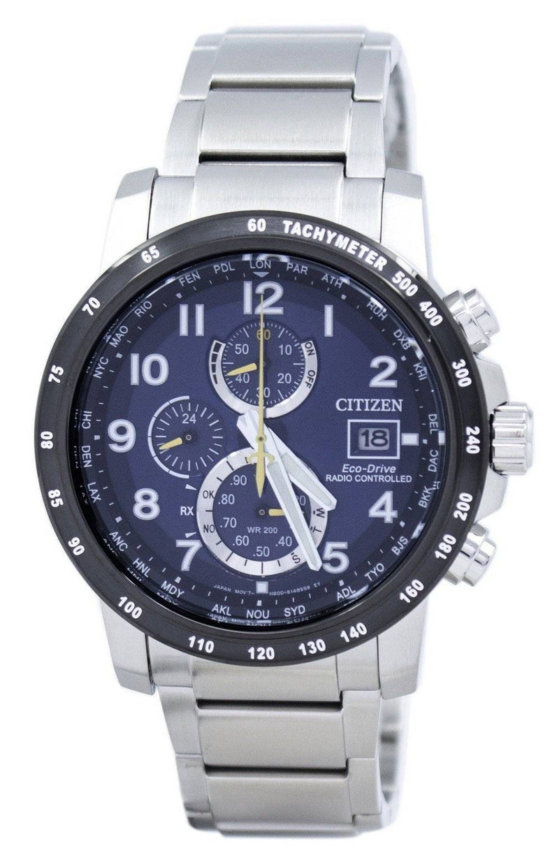 Citizen Eco-Drive Radio Controlled Chronograph AT8124-91L Men's Watch