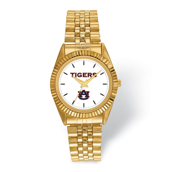 LogoArt Auburn University Pro Gold-tone Gents Watch